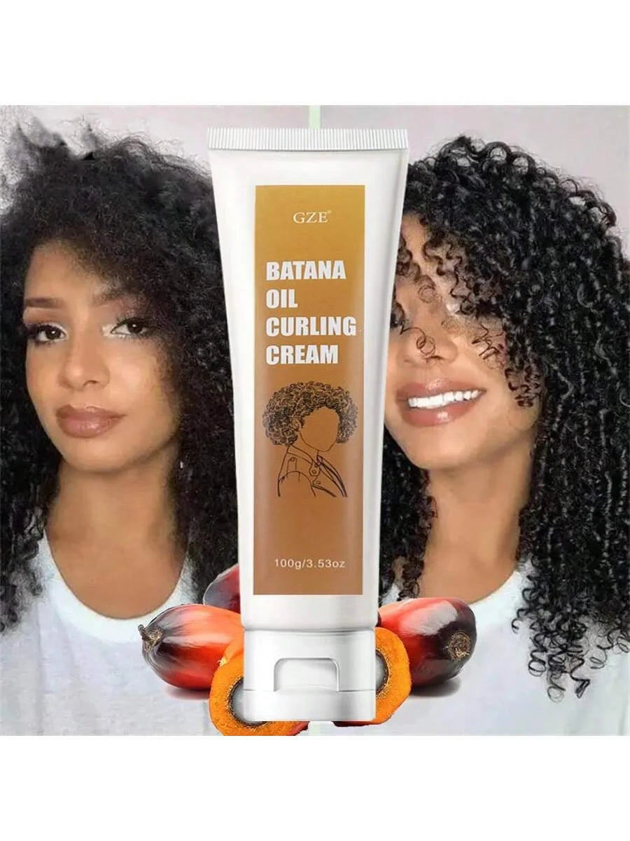GZE Batana Oil Curling Cream – Curl Activator & Frizz Control