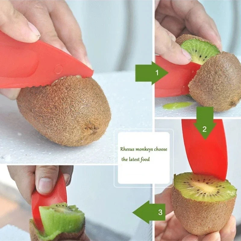 Household Multicolor PP Spoon Knife Multifunctional Fruit Scooper