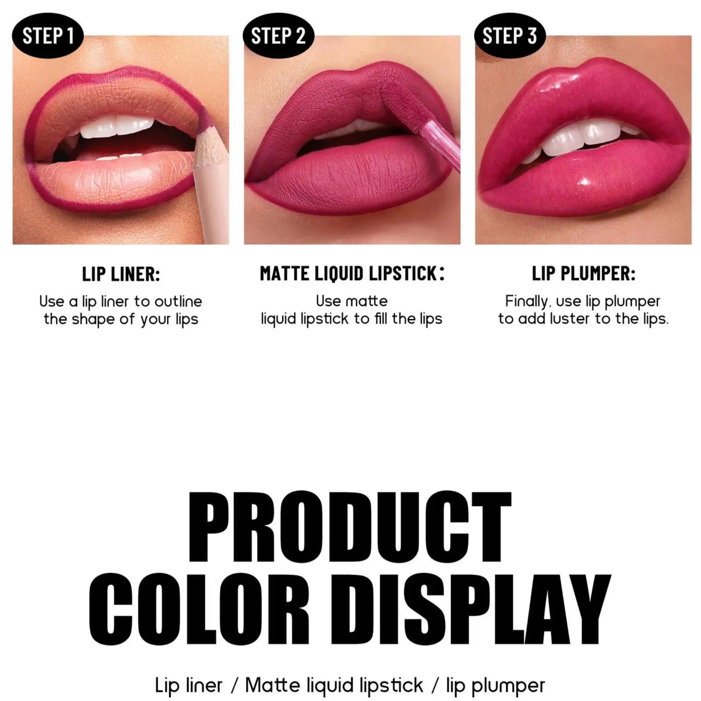 Handaiyan 6-Piece Matte Lipstick Set – Waterproof & Long-Lasting