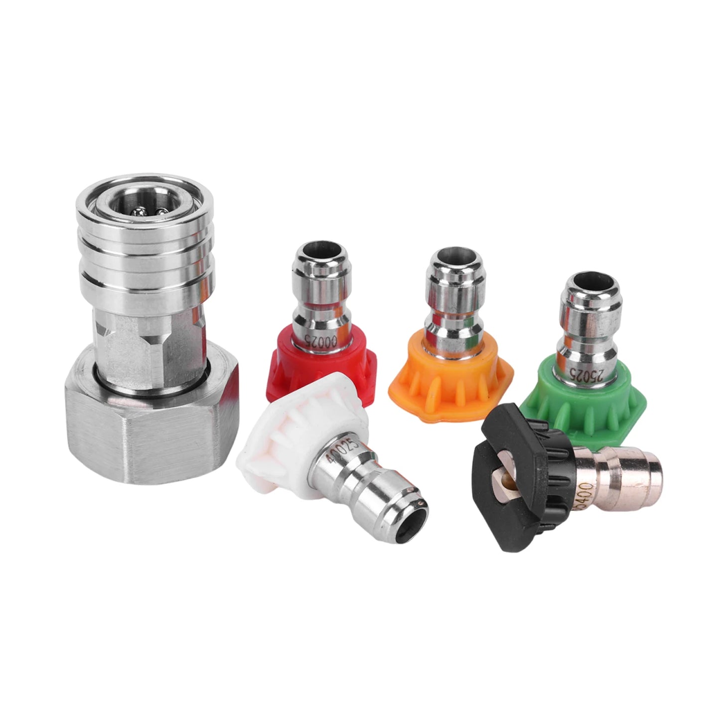 3/4 GHT To 1/4 Quick Connector Stainless Steel Leak-Proof Adapter Convert Water Hose To Power Washer Connector Peaceful Pleasures Health and Wellness