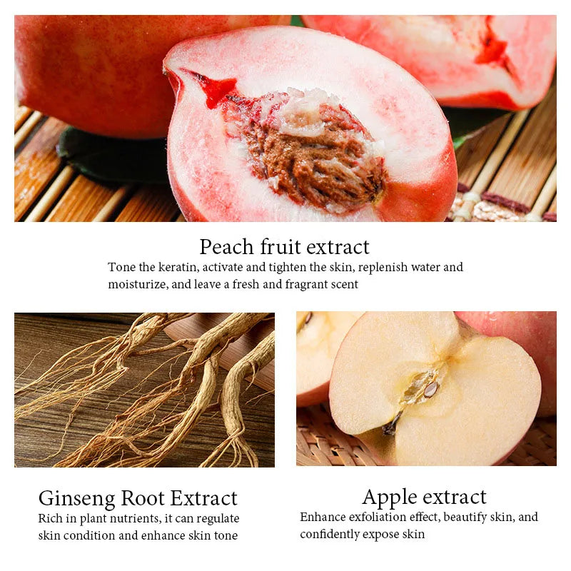 BIOAQUA Honey Peach Exfoliating Face & Body Scrub 140g