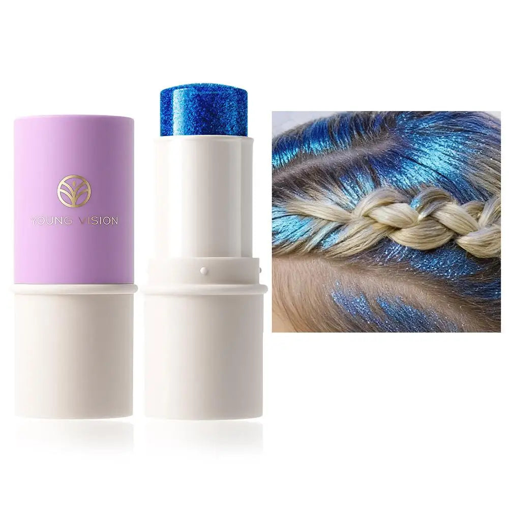 Holographic Body Glitter Stick – Face, Hair & Body Shimmer Peaceful Pleasures Health and Wellness 03 blue
