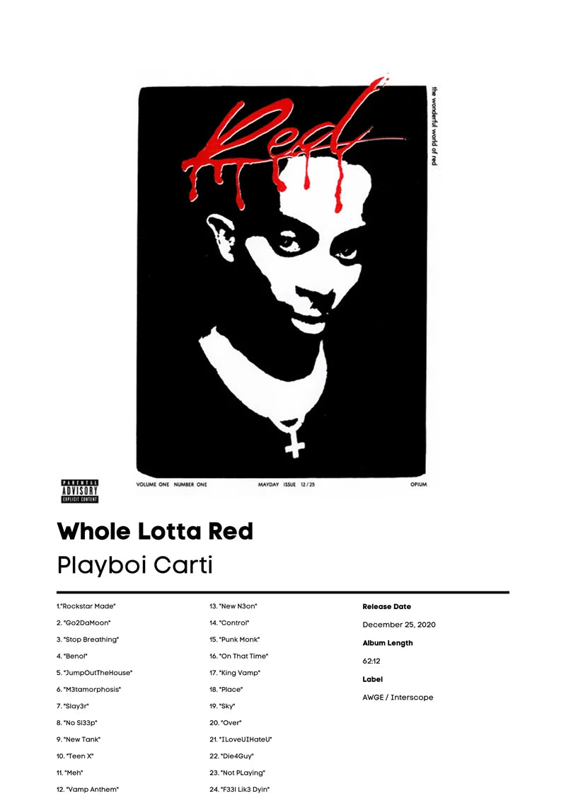 Pop Rapper Music Album Cover Poster Set Mac Demarco Lil Tjay Red Hot Chilli Peppers Stormzy Canvas Print For Wall Art Room De Peaceful Pleasures Health and Wellness