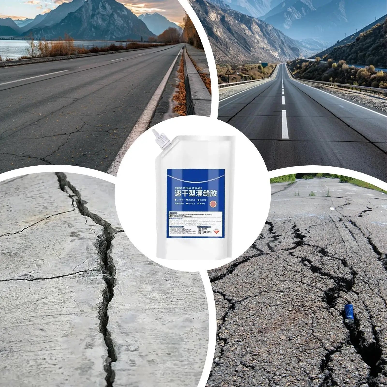 200g Waterproof Sealant Roof Floor Caulk Glue Concrete Joint Filling Repair Sealants Crack Repair Wall Joint Caulking Adhesive Peaceful Pleasures Health and Wellness