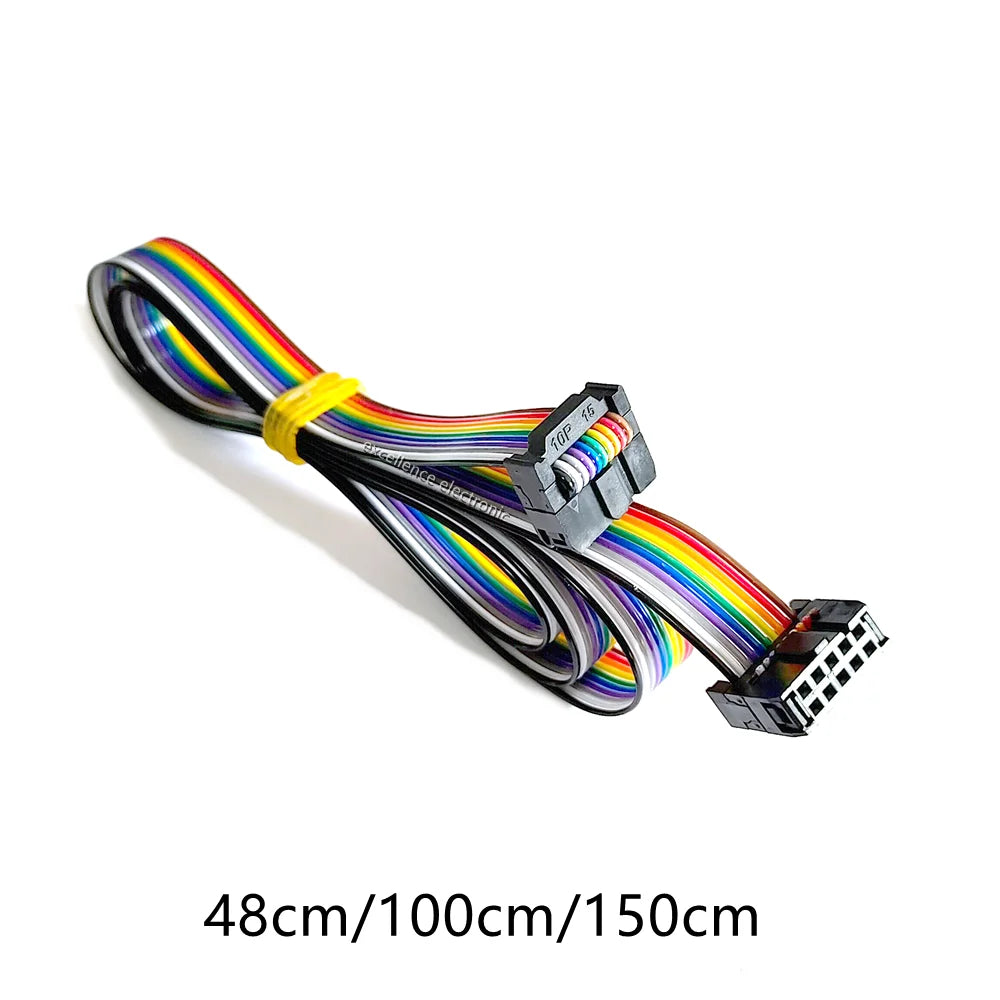 1PCS Ender-3/CR-10 Series Screen Extension Cable 10 Pins Flexible Flat Ribbon Jumper Display Cable for 3d Pirnter Peaceful Pleasures Health and Wellness 48cm