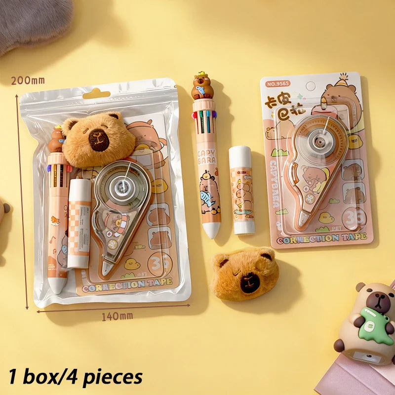 Cute Cartoon Stationery Set – Kids' Classroom Rewards & Prizes