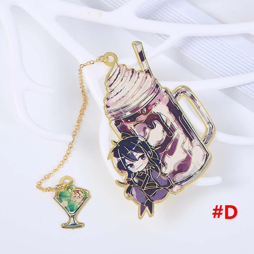 School Supply Stationery Wei Wuxian Lan Wangji Pendant Pagination Mark Mo Dao Zu Shi Bookmark Hollow Bookmark Book Markers Peaceful Pleasures Health and Wellness D