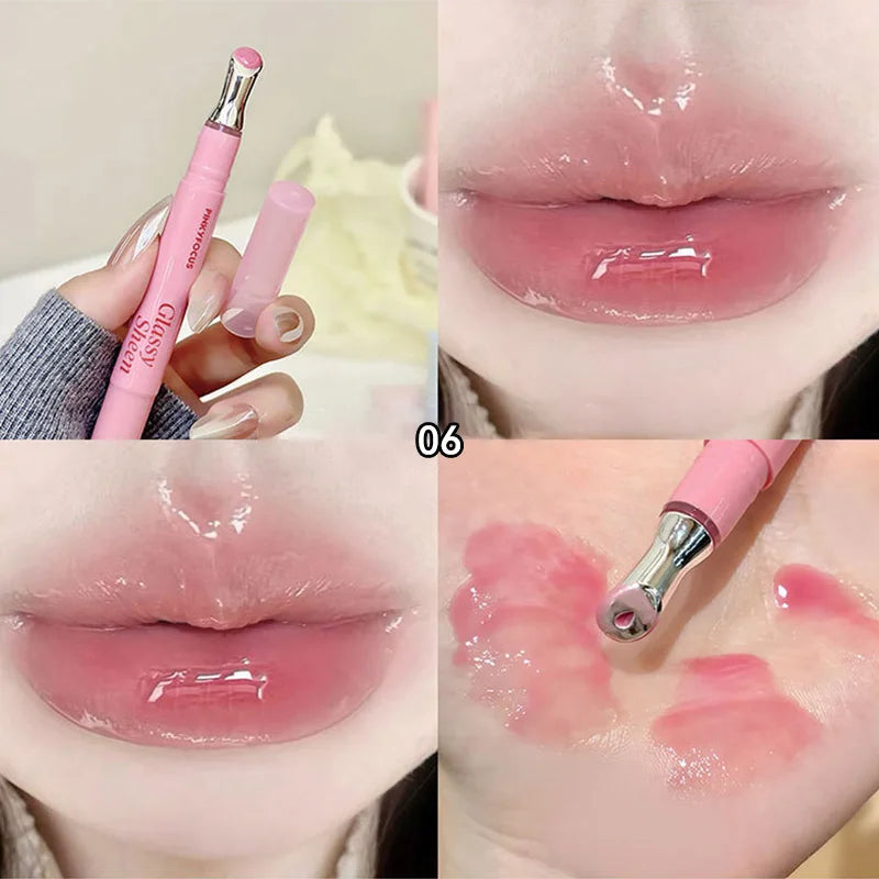 Pinkyfocus Moisturizing Lip Gloss | Non-Sticky Water-Glass Finish