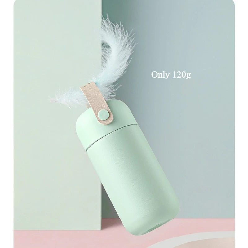 Macaron Mini Pocket Thermos Cup 150ml | Vacuum Insulated Flask Mini Thermos Flask Peaceful Pleasures Health and Wellness