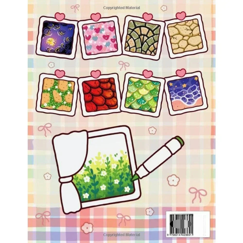 Coloring Book Adults Kids How Draw Patterns Easy Fun Step-by-step