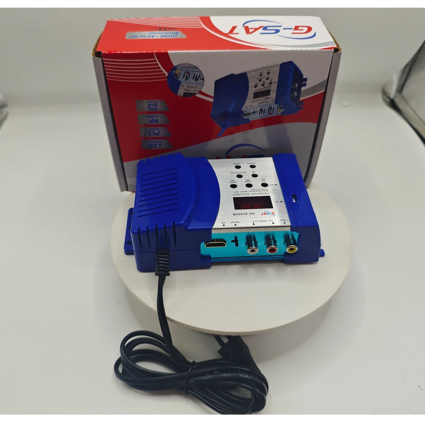1-Channel HDMI & AV to RF Modulator – PAL/NTSC CATV Hotel