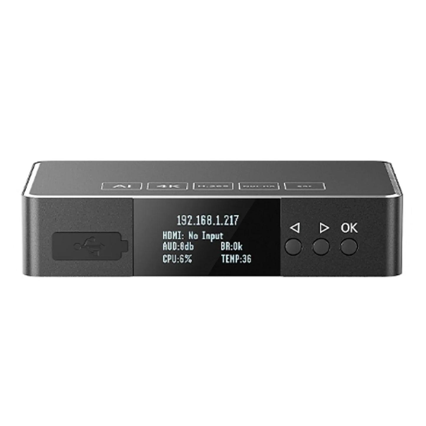 HD Encoder NDI Decoder 4K 1080P SRT RTMP H.265 Streaming