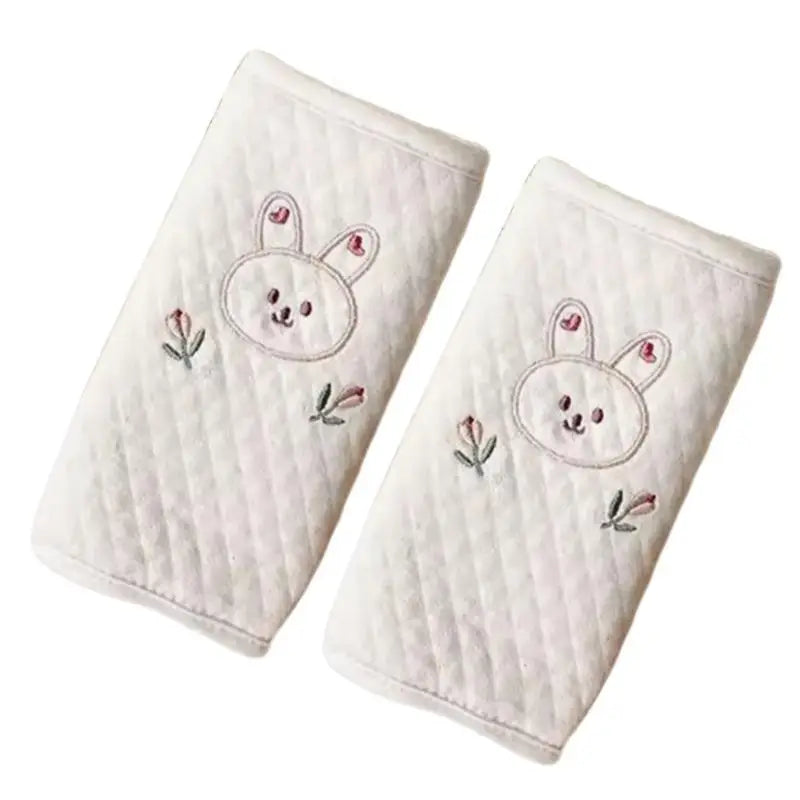 Car Seat Belt Cover Pad | Soft Cotton Animal Pattern Cushion