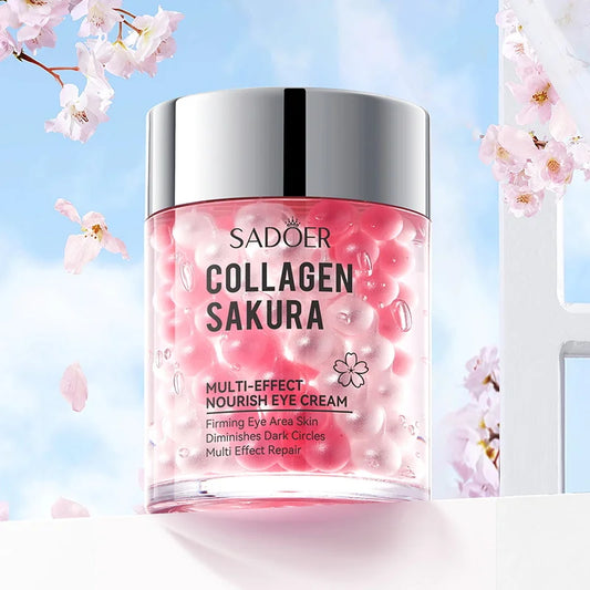 SADOER Sakura Eye Cream – Dark Circles & Anti-Aging Moisturizer Eye Cream Peaceful Pleasures Health and Wellness