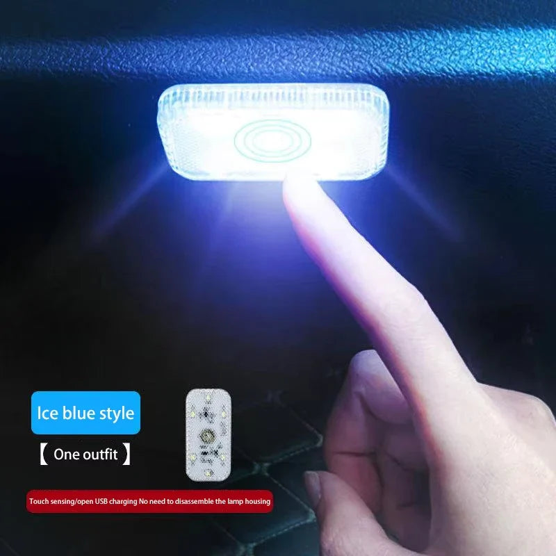 Wireless LED Touch Light – Magnetic Car Interior Reading Lamp