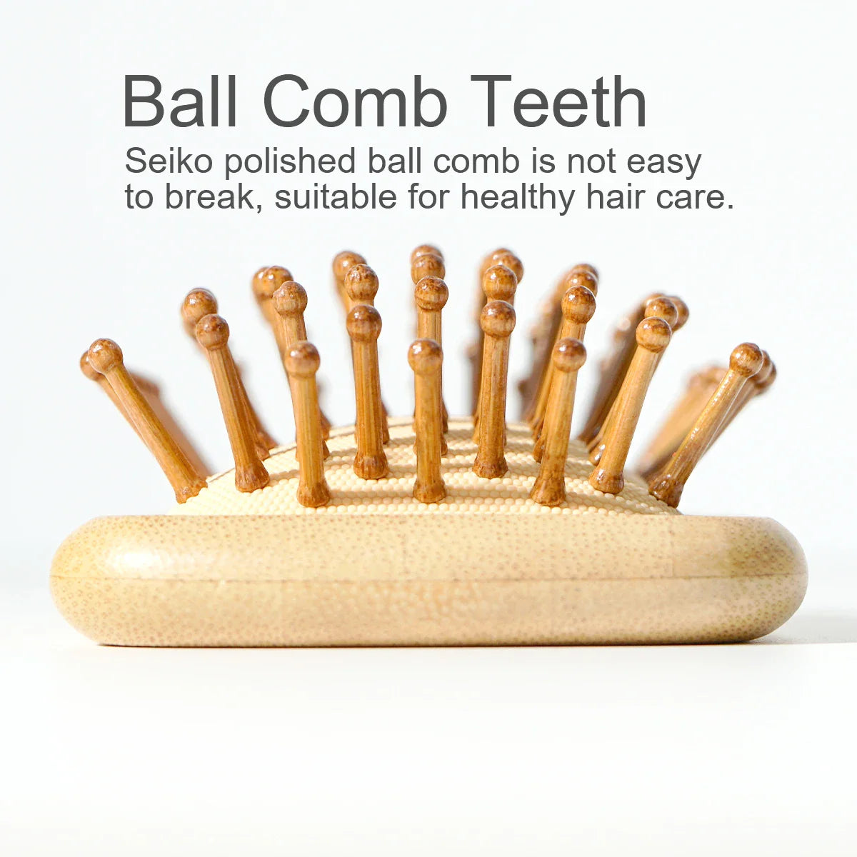 Bamboo Air Cushion Massage Comb – Scalp & Hair Care Brush