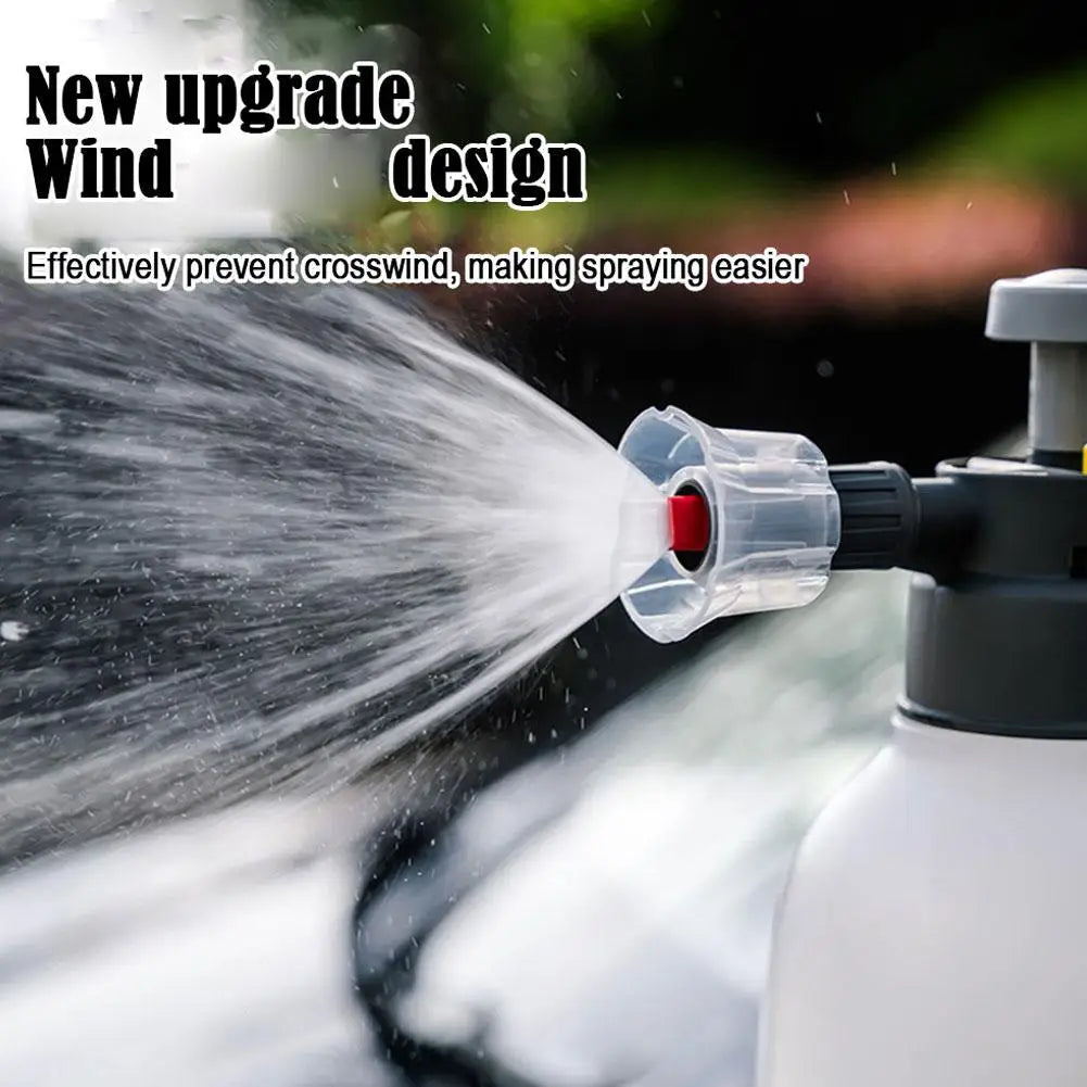 2L Hand Pump Foam Sprayer for Effective Car Window Cleaning Peaceful Pleasures Health and Wellness