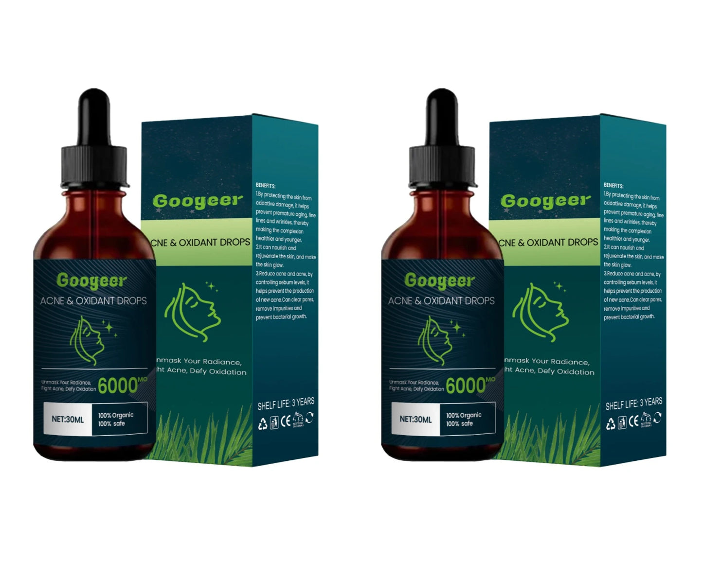Googeer Botanical Skin Care Drops 30mL | Licorice & Honeysuckle