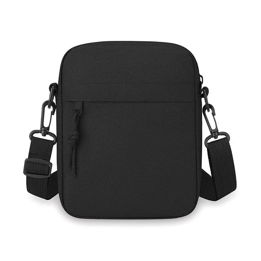 Men's Nylon Crossbody Bag – Minimalist Travel Messenger Bag