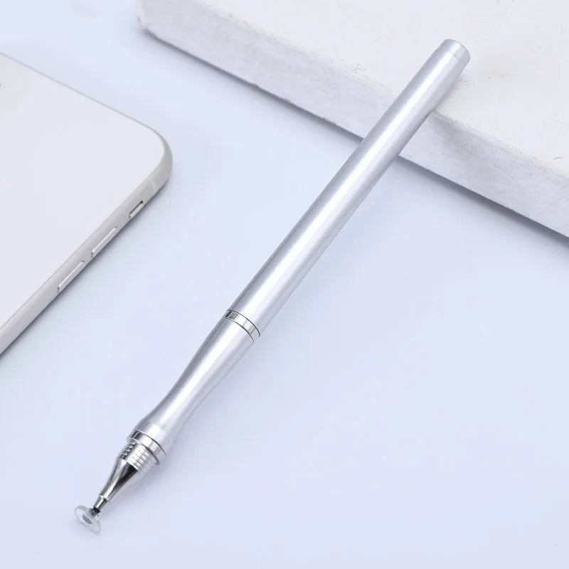 Touch Pencil For Cell Phone Accessories Universal Stylus Pen For Phone Touch Screen Pen For Tablet And Mobile Touch Pen Drawing Peaceful Pleasures Health and Wellness Silver