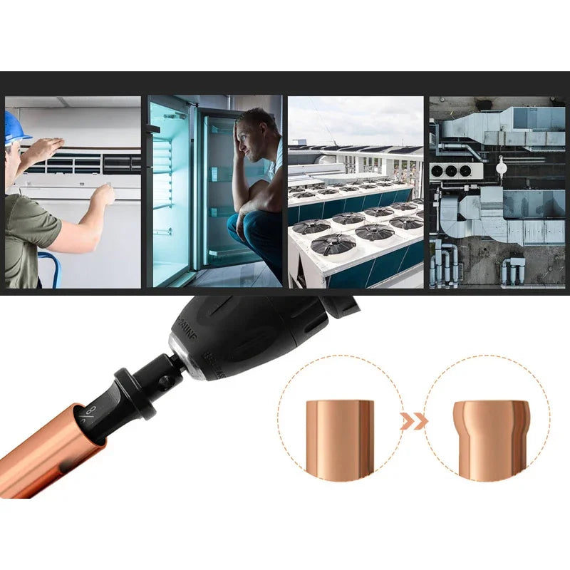 Copper Tube Pipe Expander Set – 5/6/11 Pc Hex Shank HVAC Tool Peaceful Pleasures Health and Wellness
