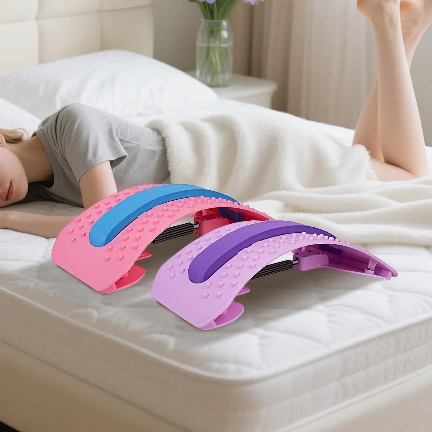 Portable Adjustable Back Stretcher Board – Yoga & Pilates