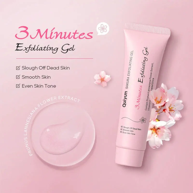 LAIKOU Sakura Exfoliating Gel – Face & Body Scrub 30g