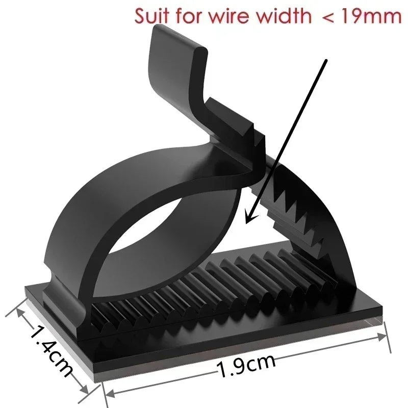 Self-Adhesive Cable Clips PG7 Wire Organizer Clamps 30 Pack
