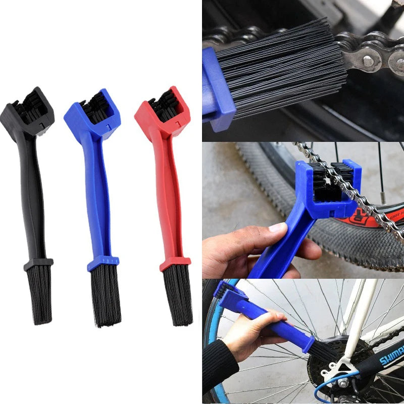Bicycle & Motorcycle Chain Cleaner Brush Scrubber Tool