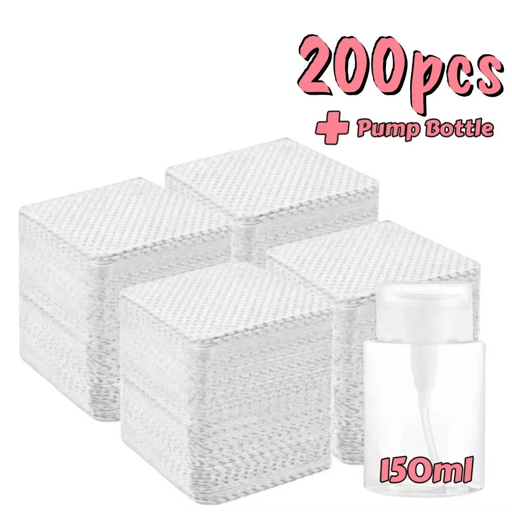 Lint-Free Nail Wipes | Gel Cleansing Polish Remover Pads