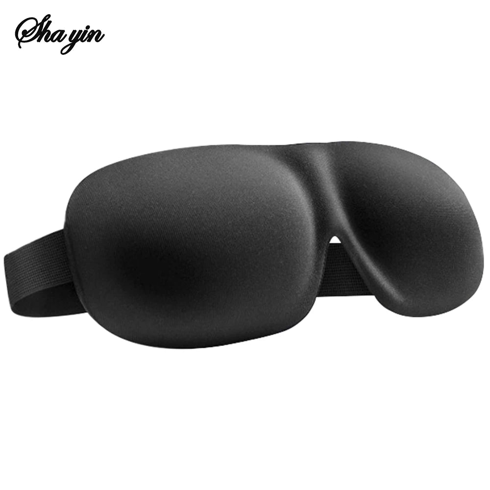 3D Sleep Mask Blindfold Sleeping Aid Soft Memory Foam Eye mask for Sleeping Travel Blockout Light Slaapmasker Eye Cover Peaceful Pleasures Health and Wellness