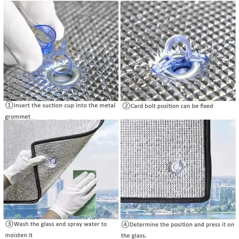 Aluminum Foil Window Film – Heat Insulation & UV Blocking