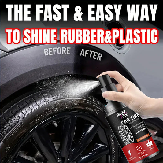 Pure Black Tire Wax – Rubber, Plastic & Leather Shine 120ml Tire & Trim Wax Oasis Select