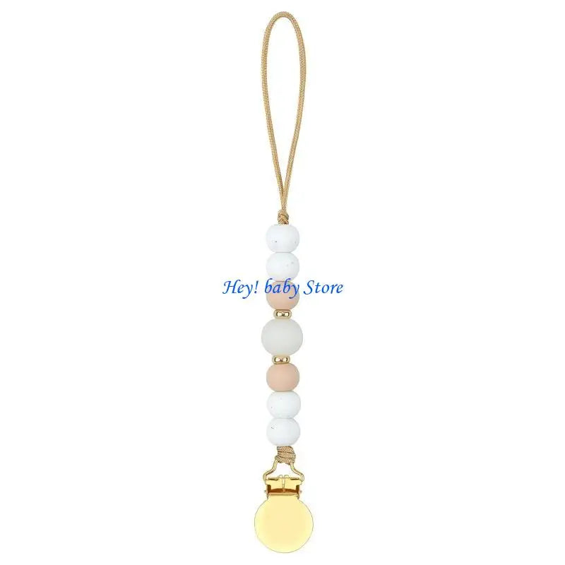 Baby Pacifier Clip Chain | Silicone Dummy Holder & Soother Strap
