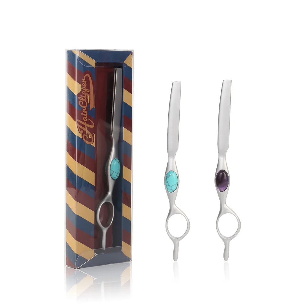 Professional Sharp Barber Razor Blade Purple Dragon Hair Razors Cut Hair Cutting Thinning Knife Salon Tools Peaceful Pleasures Health and Wellness