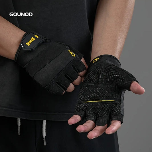 2pcs Cycling & Gym Gloves - Non-Slip Breathable Weightlifting, Boxing, Training Gloves with Wrist, Adjustable Hook-and-Loop Clos Peaceful Pleasures Health and Wellness