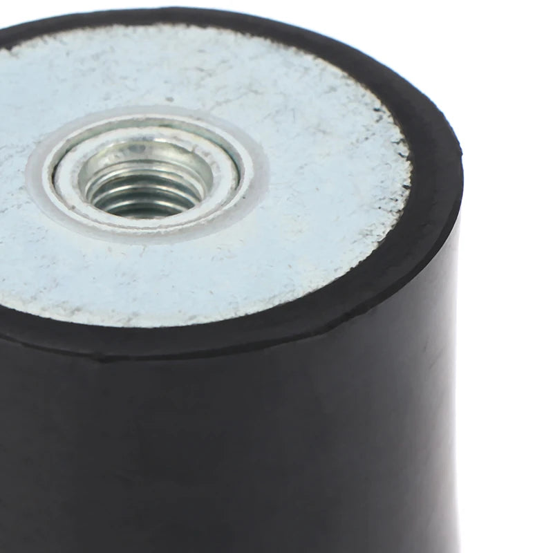 M4-M8 Female Thread Rubber Shock Absorber Anti Vibration Pad Damper-Metal Silentblock Type DD Rubber Mount Flat Base Block Peaceful Pleasures Health and Wellness