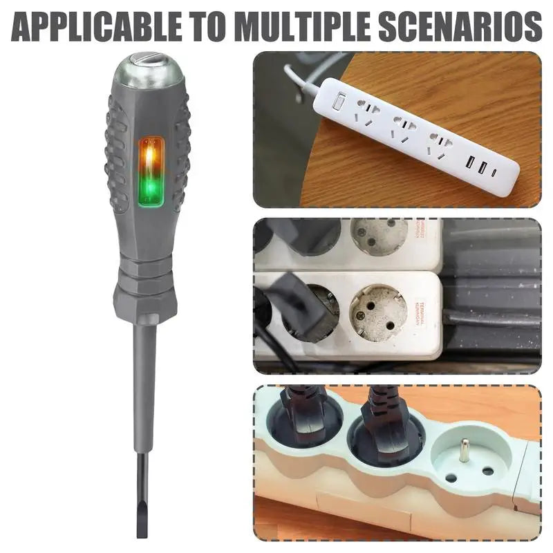 2-in-1 Voltage Tester Screwdriver | Magnetic Electric Test Pen