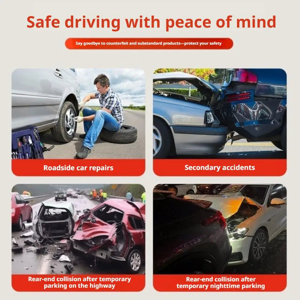 Foldable Reflective Emergency Warning Triangle | Road Safety