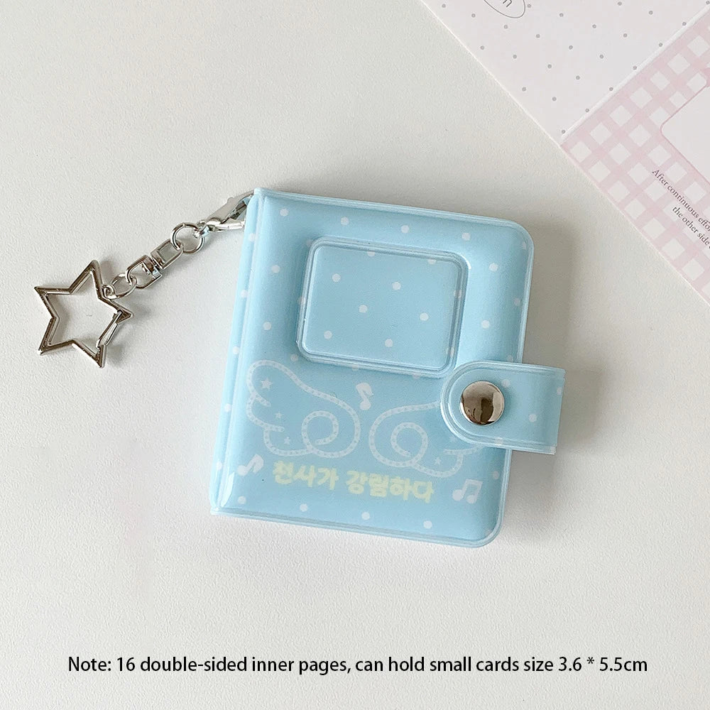 Ins Little Wings Mini Album Student Headstick ID Photo Storage Star