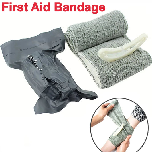 6" Israeli Emergency Bandage | IFAK Trauma Wound Dressing Emergency Trauma Bandage Peaceful Pleasures Health and Wellness