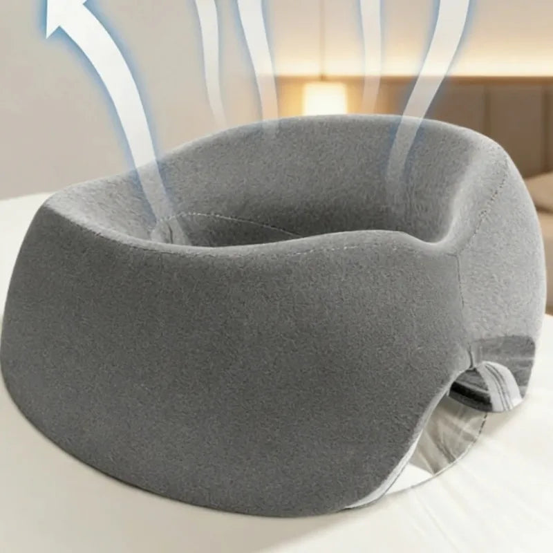Memory Foam Face down Pillow Ergonomic Prone Resting Comfort Headrest for Home Massage Beauty Salon Peaceful Pleasures Health and Wellness