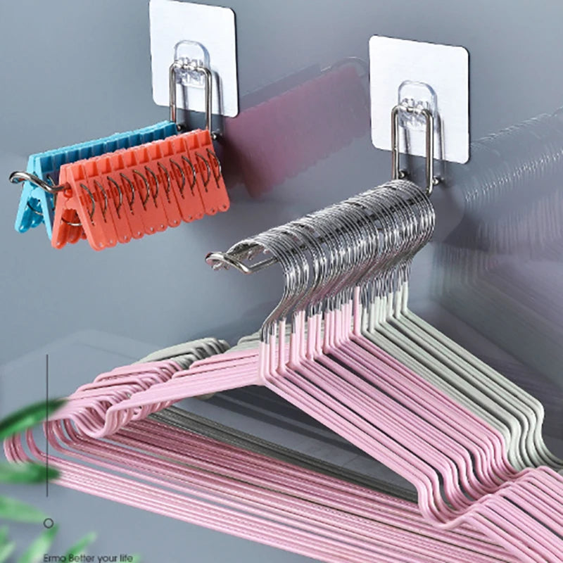 Folding Over-Door Clothes Drying Rack – Aluminum, Retractable Rod