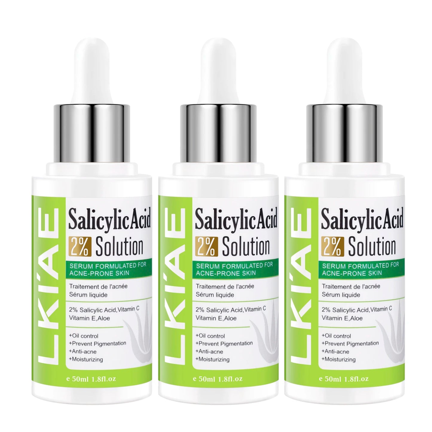 AILKE Aloe Vera Brightening Face Serum – Vitamin C & E, 50ml
