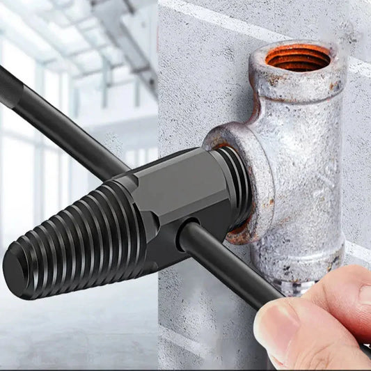 Pipe Remover Tools Double Head Wrench Faucet Valve Broken Screw Extractor Set Damaged Wire Water Pipe Bolt Broken Removal Tool Peaceful Pleasures Health and Wellness