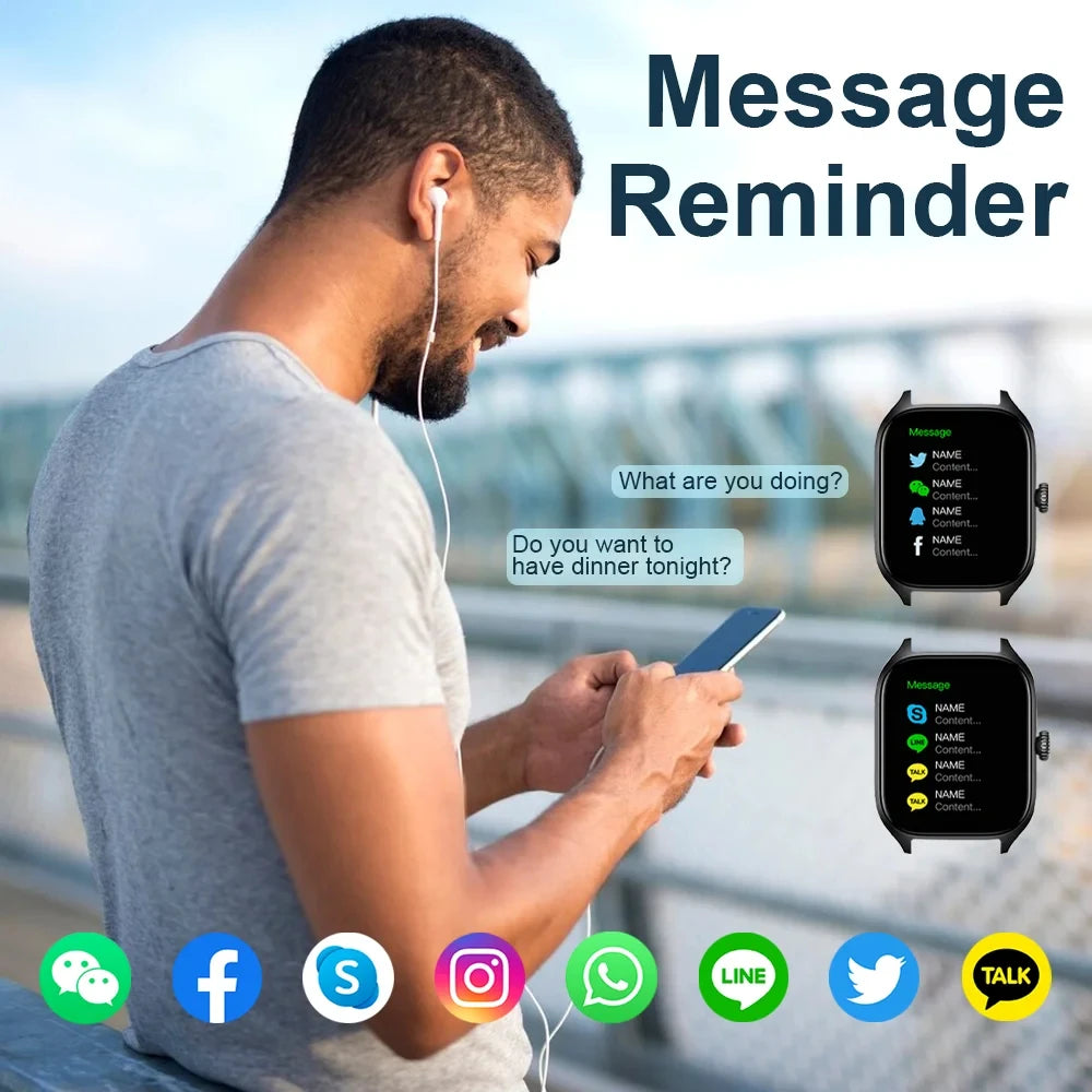 CHAONB Smart Watch – Fitness Tracker for Android & iOS