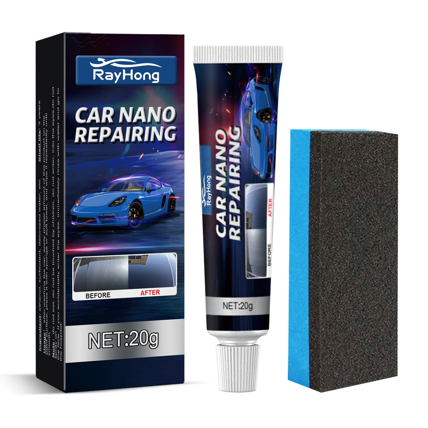 Nano Car Scratch Repair & Coating Paste – Polish & Protect