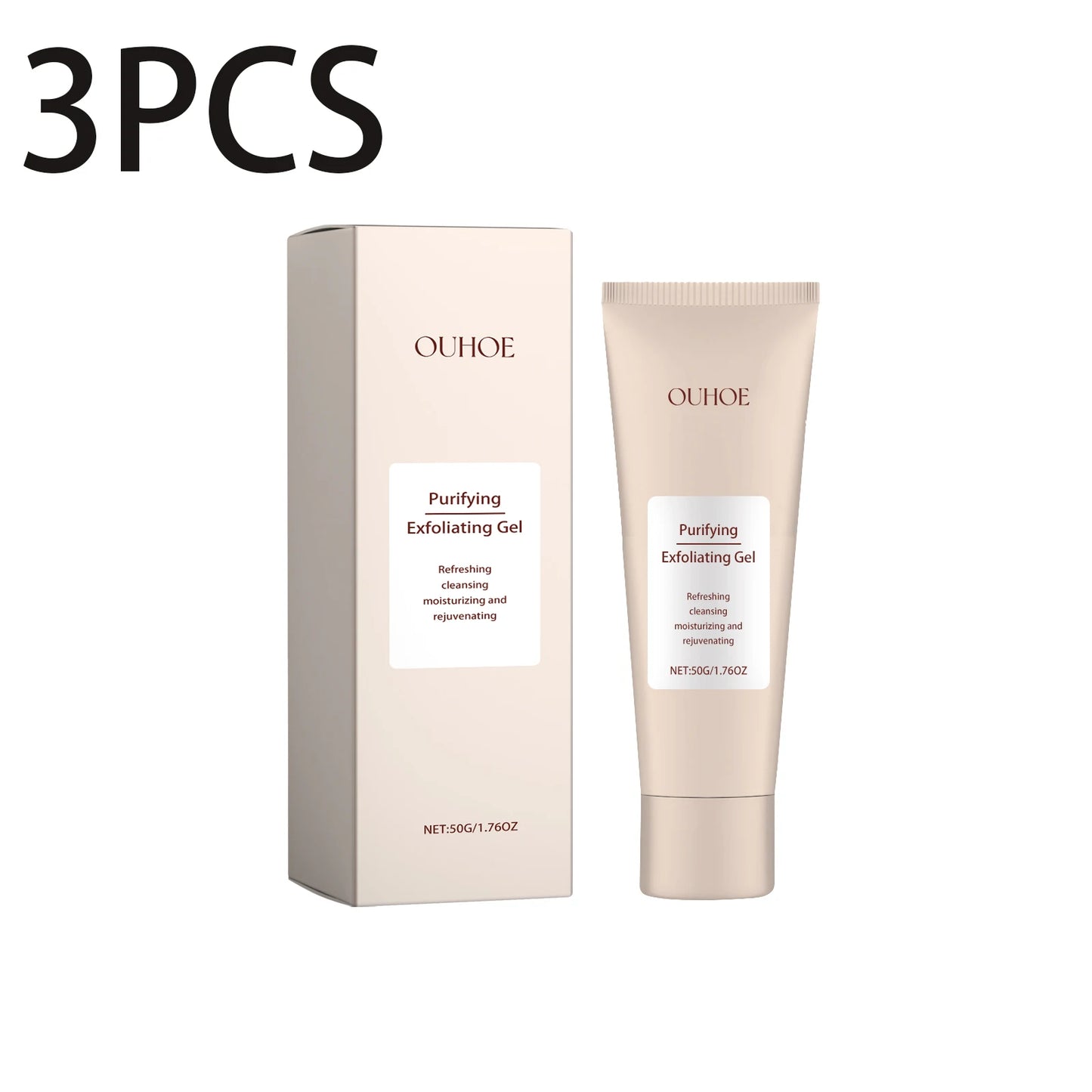 Exfoliating Peel Gel – Pore Shrinking, Brightening Face Scrub