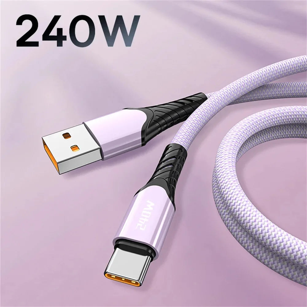 240W USB-C Fast Charging Cable QC4.0 | MacBook iPhone Samsung