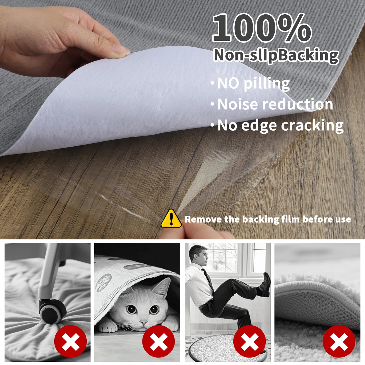 90x120cm Office Rolling Chair Mat Computer Gaming Chair Mat Colors Bedroom Living Room Office Swivel Chair Carpet Peaceful Pleasures Health and Wellness
